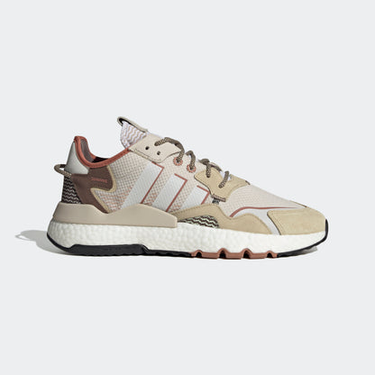 Adidas NITE Jogger Sneakers - Beige / Dark Coffee - view 3