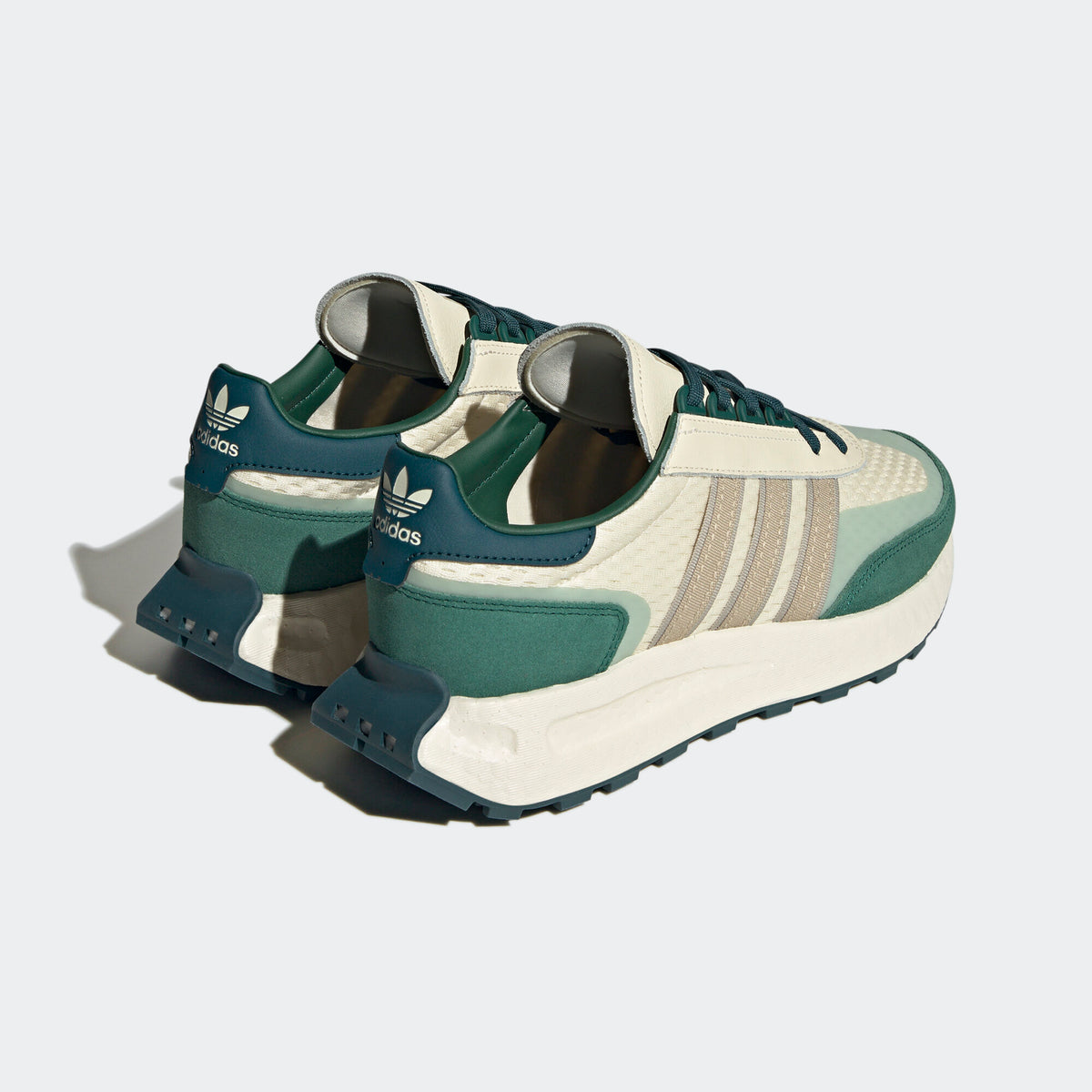 Adidas Retropy E5 Sneakers - Off White / Green / Light Green / Dark Blue / Light Khaki - view 6