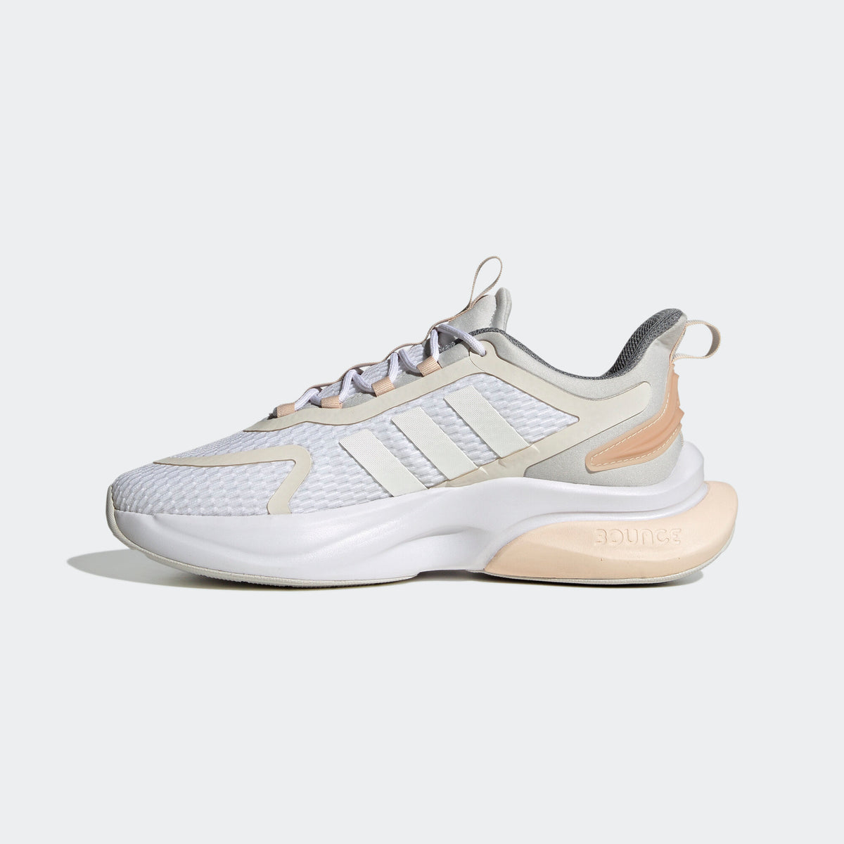Adidas Alphabounce + Sneakers - White / Beige / Light Grey / Light Orange - view 2