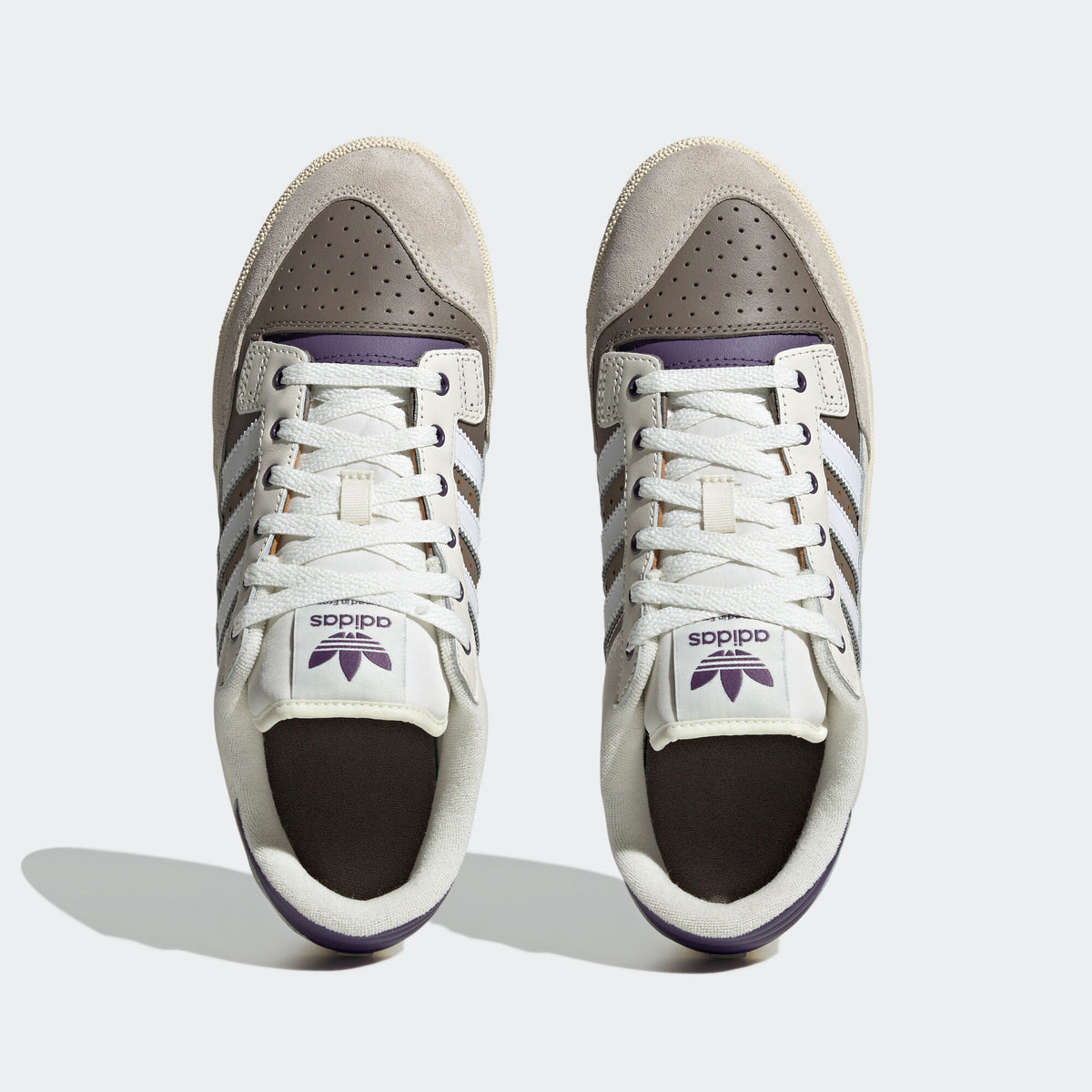 Adidas Centennial 85 LOW Sneakers - Off White / Coffee / Purple / Crystal White / Light Grey - view 3