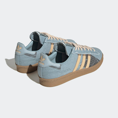 Adidas Campus 80S SILK ROAD Sneakers - Grey Blue / Black / Sand Yellow - view 6