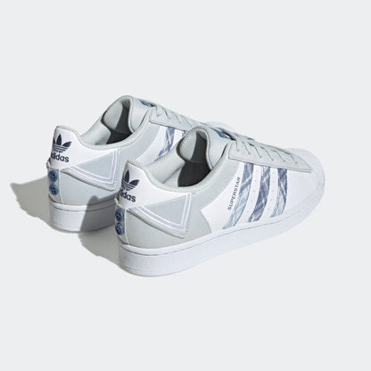 Adidas Superstar W Sneakers - White / Light Grey / Denim Blue - view 6