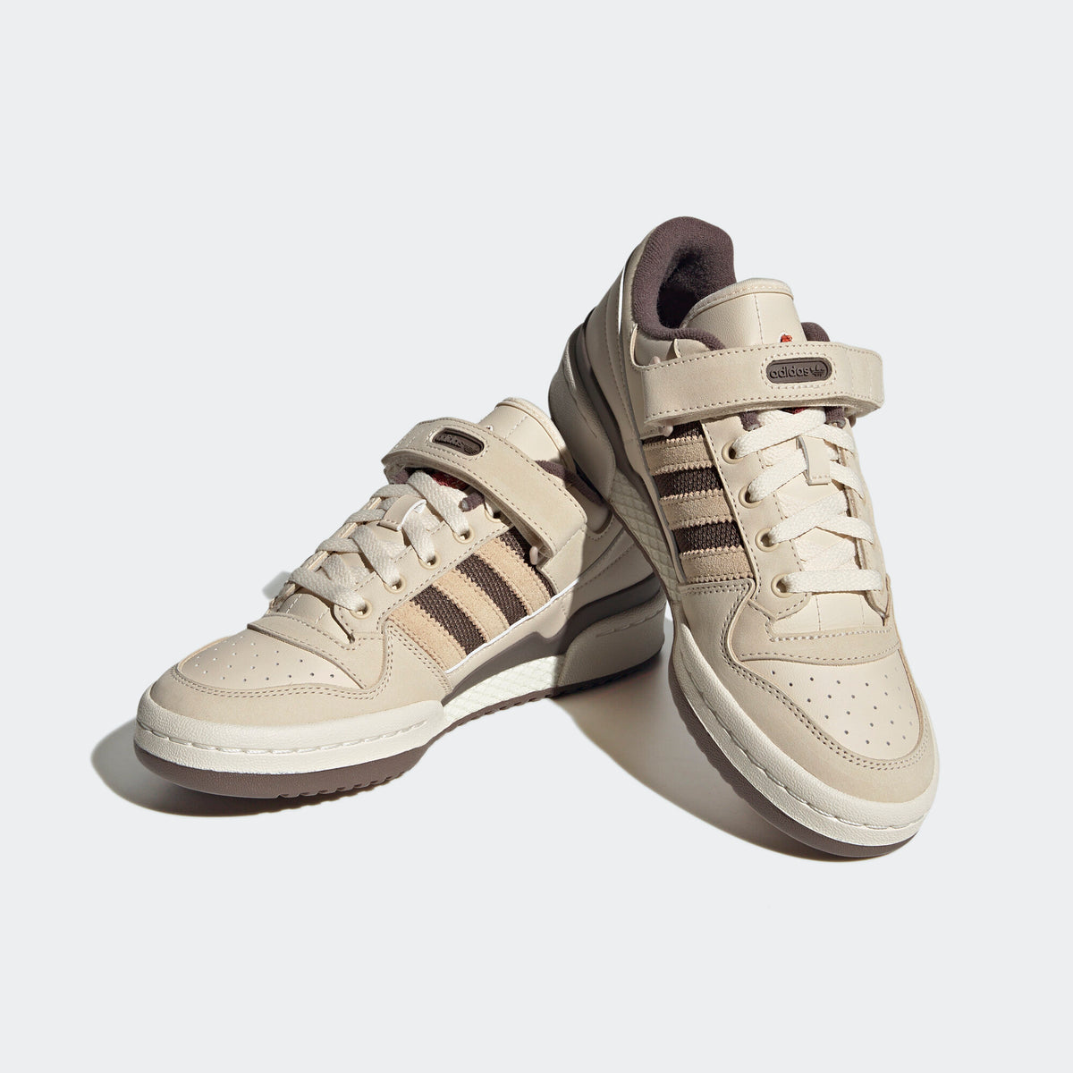 Adidas Forum LOW Sneakers - Light Khaki / Coffee Brown / Red Brown - view 7