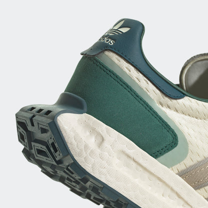 Adidas Retropy E5 Sneakers - Off White / Green / Light Green / Dark Blue / Light Khaki - view 8