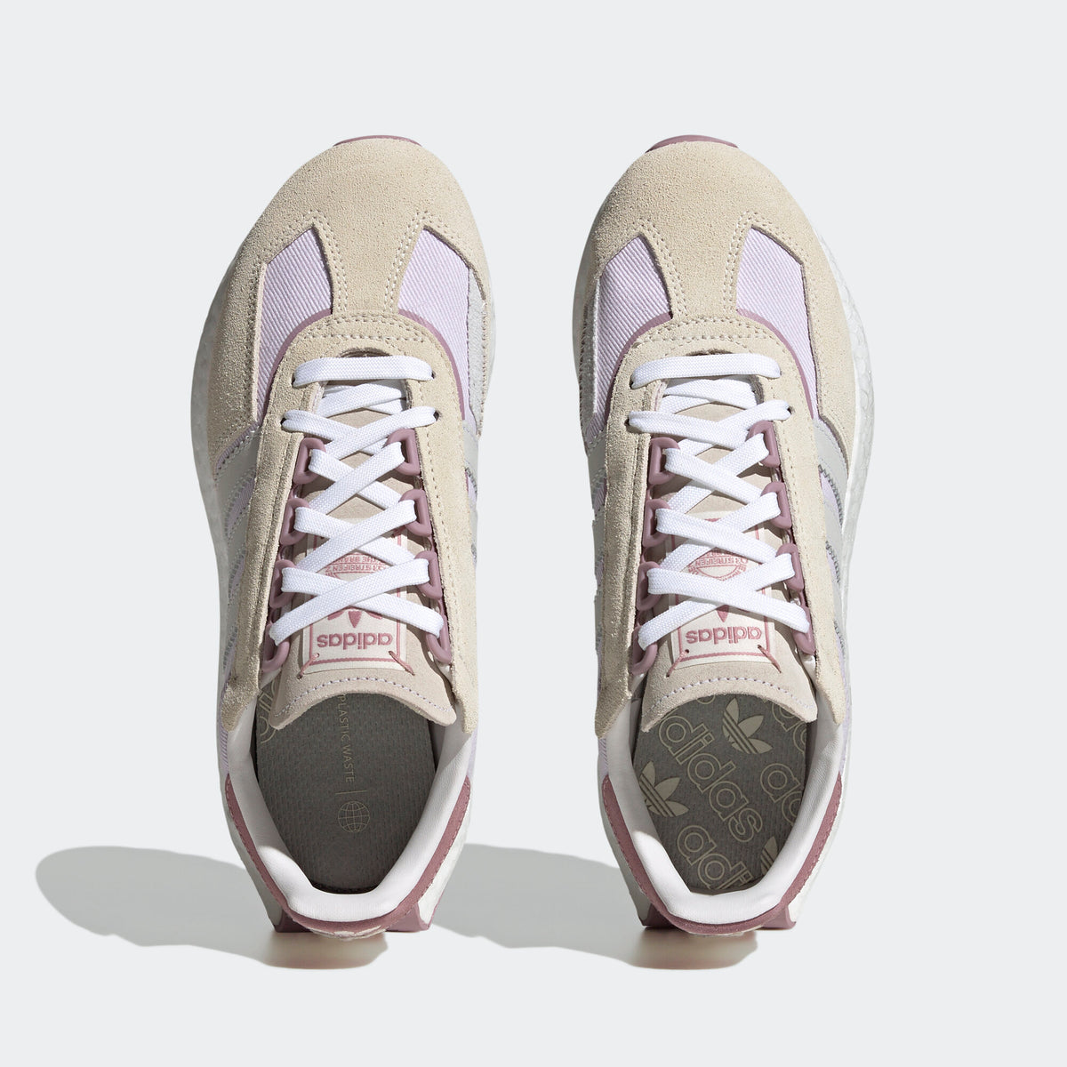 Adidas Retropy E5 Sneakers - Beige / Light Purple / Dark Pink / Light Grey - view 3