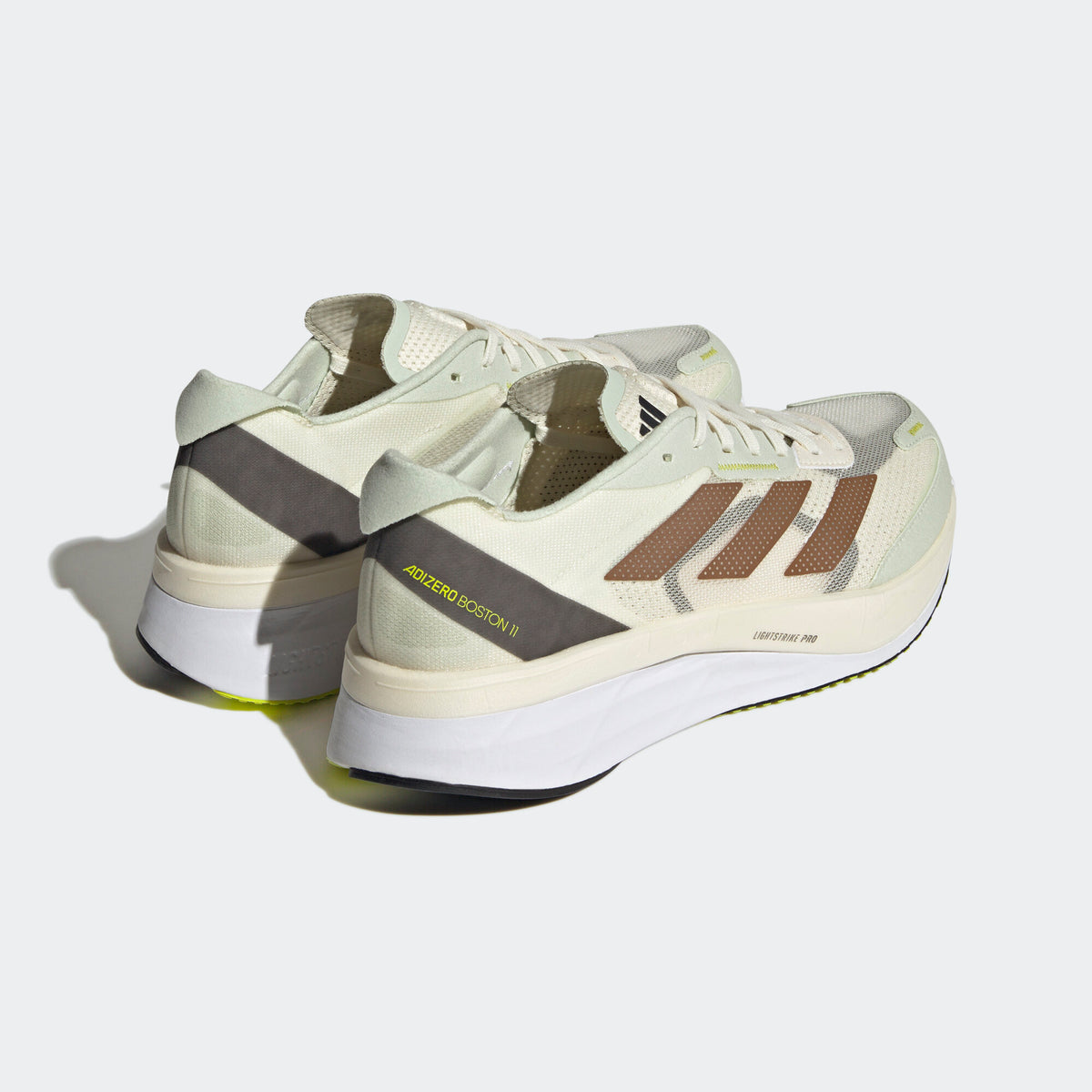 Adidas Adizero Boston 11 HALF-MARATHON Sneakers - Beige / Light Green / Brown / White / Black - view 6