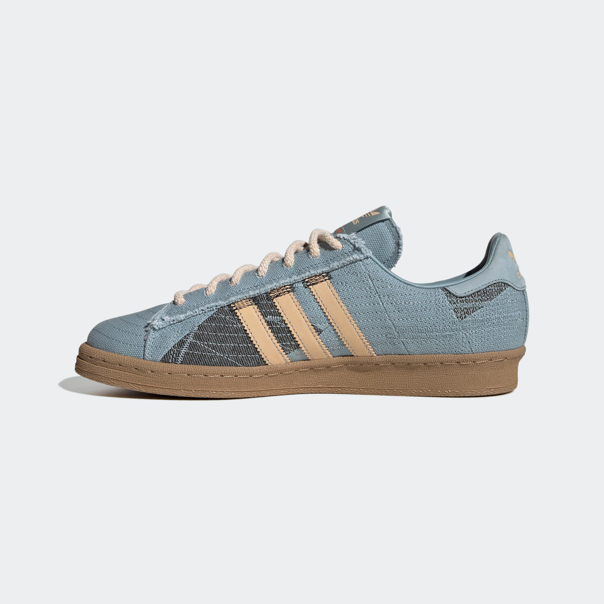 Adidas Campus 80S SILK ROAD Sneakers - Grey Blue / Black / Sand Yellow - view 2