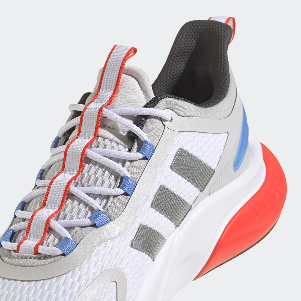 Adidas Alphabounce + Sneakers - White / Light Grey / Silver / Blue - view 2