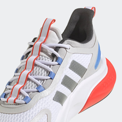 Adidas Alphabounce + Sneakers - White / Light Grey / Silver / Blue - view 2