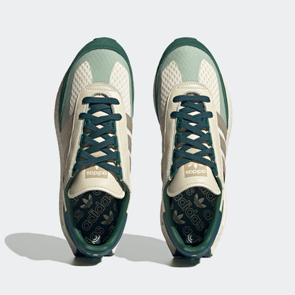 Adidas Retropy E5 Sneakers - Off White / Green / Light Green / Dark Blue / Light Khaki - view 3
