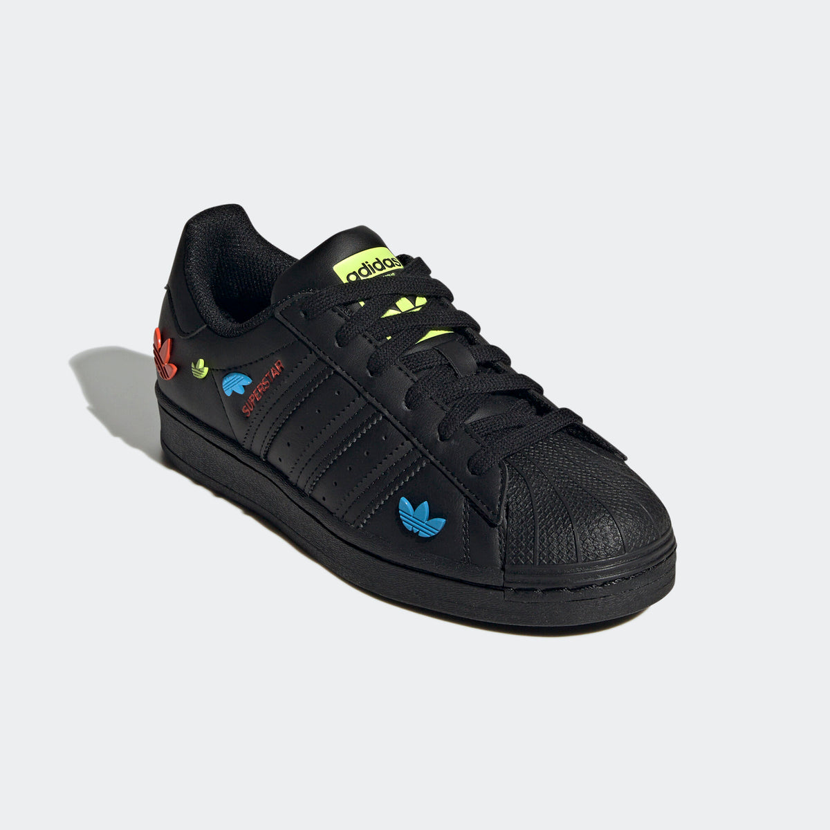 Adidas Superstar Sneakers - Black / Blue - view 5