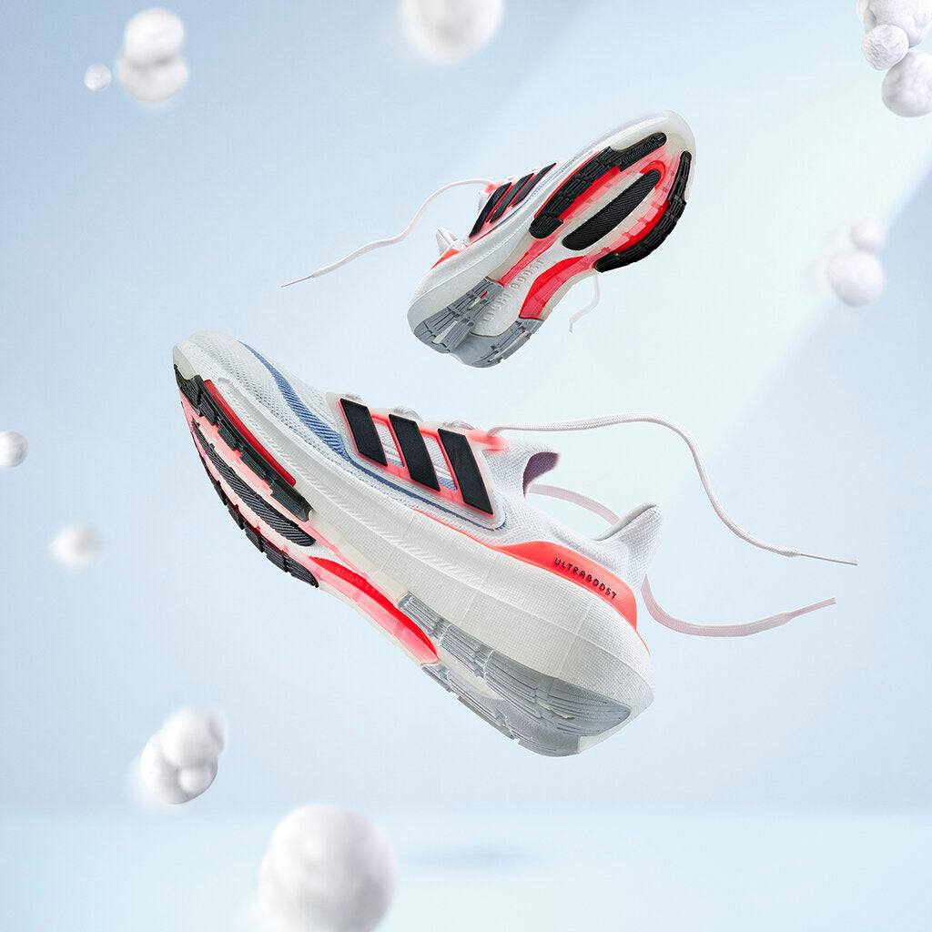 Adidas Ultraboost Light Sneakers - White / Black / Blue / Red - view 2