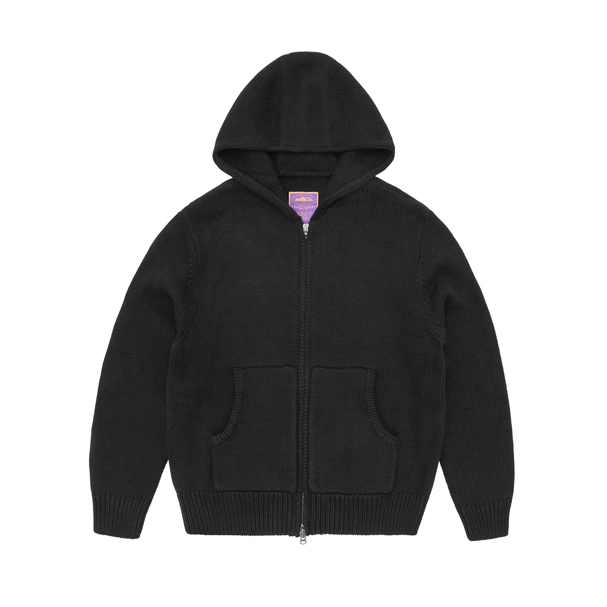 Corteiz Alcatraz Heavy Knit Zip Hoodie Camo