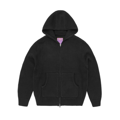 Corteiz Alcatraz Heavy Knit Zip Hoodie Camo