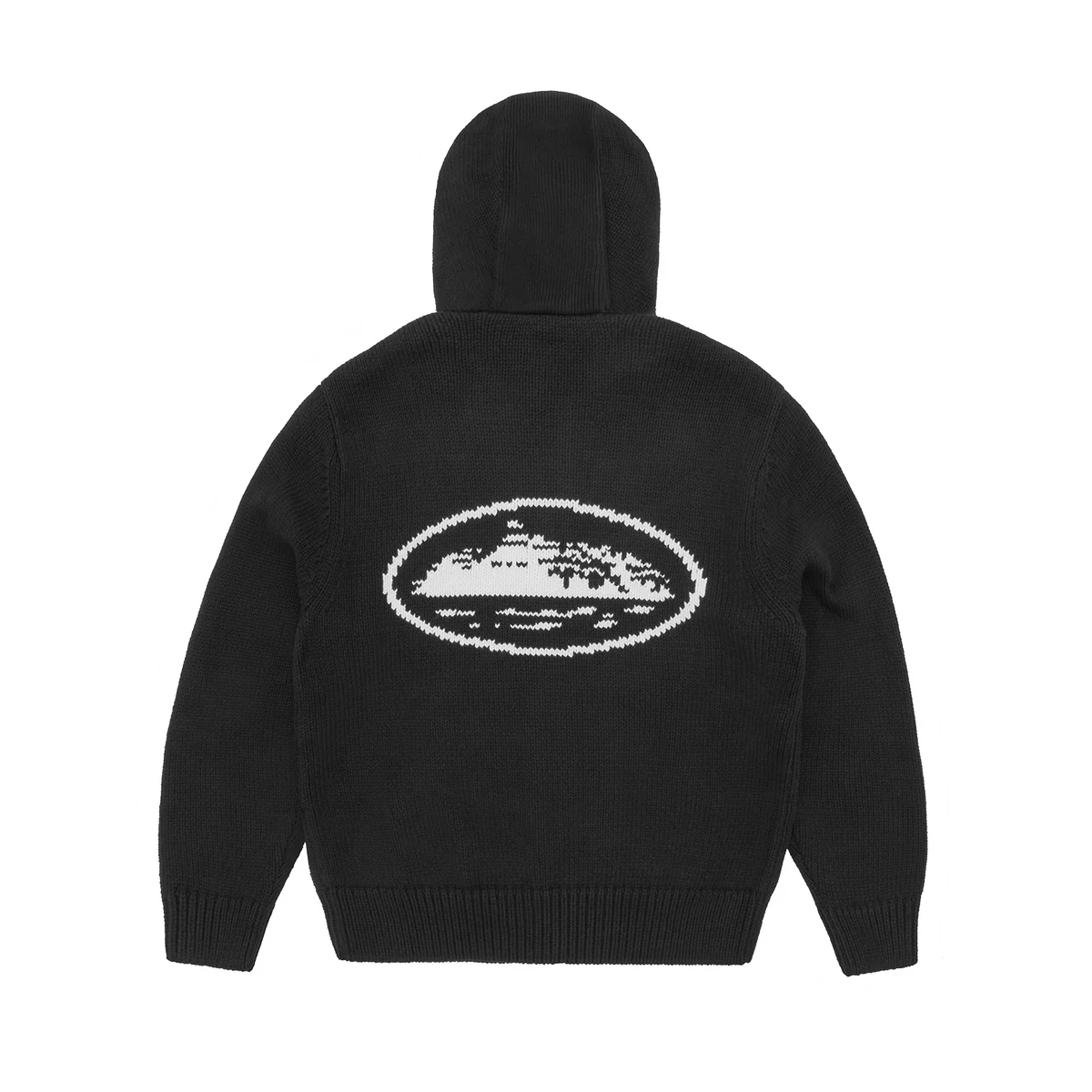 Corteiz Alcatraz Heavy Knit Zip Hoodie Camo