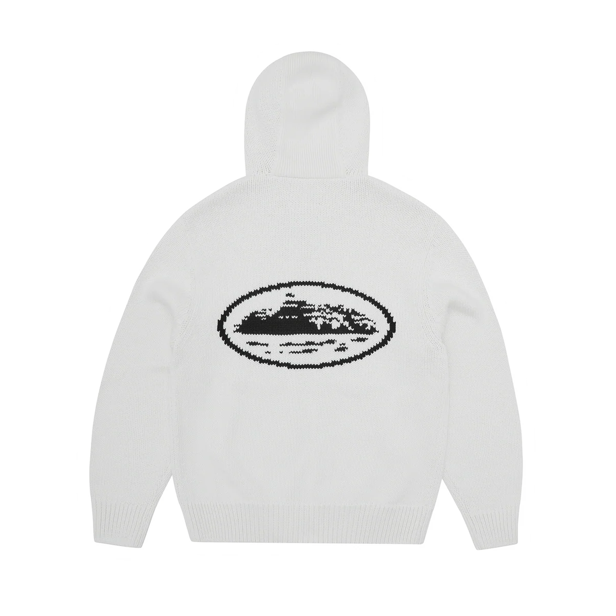 Corteiz Alcatraz Heavy Knit Zip Hoodie Camo