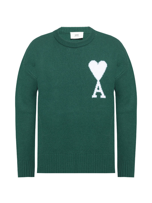 AMI Paris pull en laine à logo