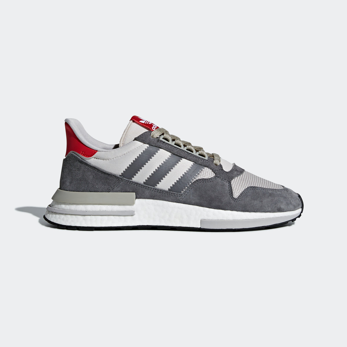 Adidas ZX 500 RM Sneakers - Grey Four F17 / Footwear White / Better Scarlet - view 1
