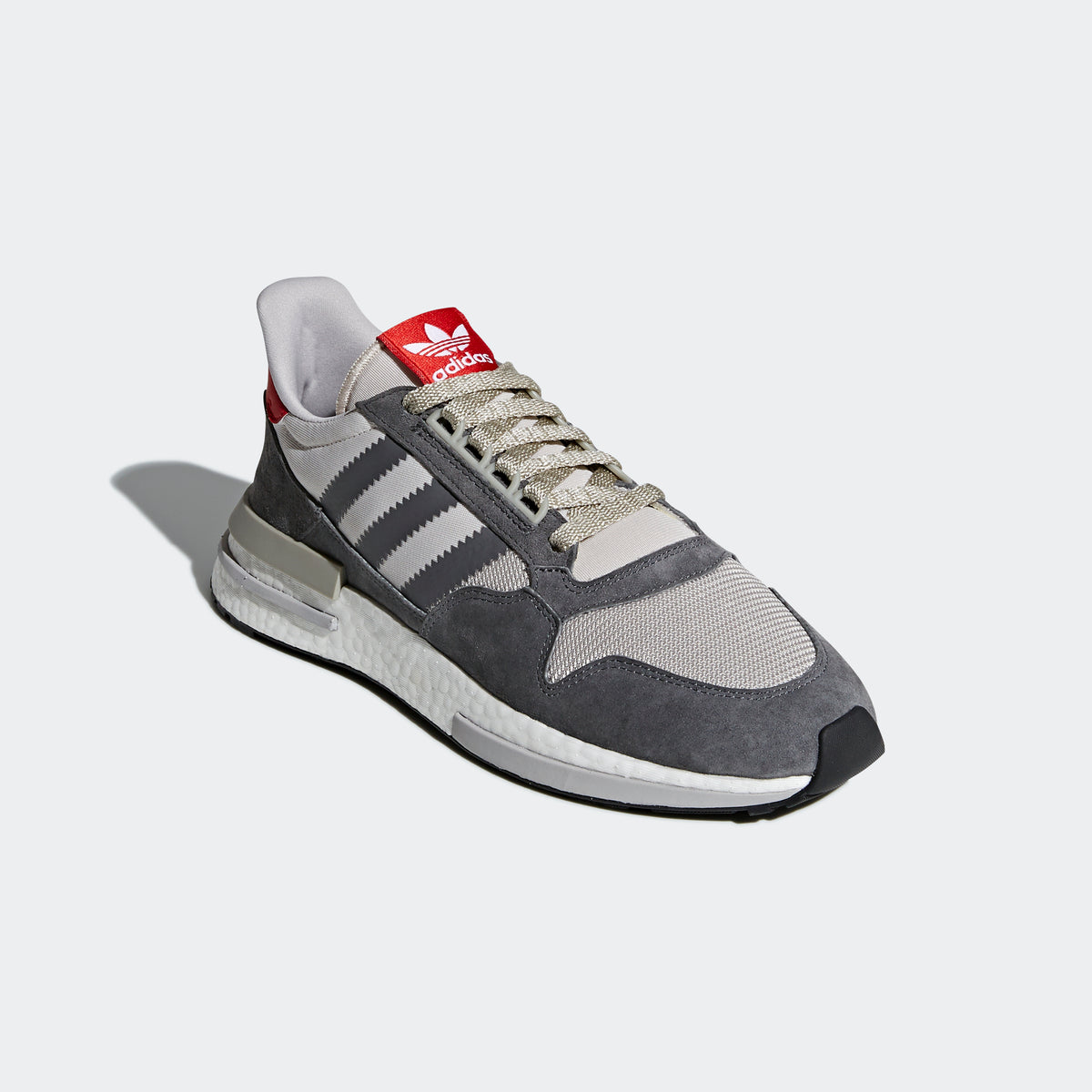 Adidas ZX 500 RM Sneakers - Grey Four F17 / Footwear White / Better Scarlet - view 5