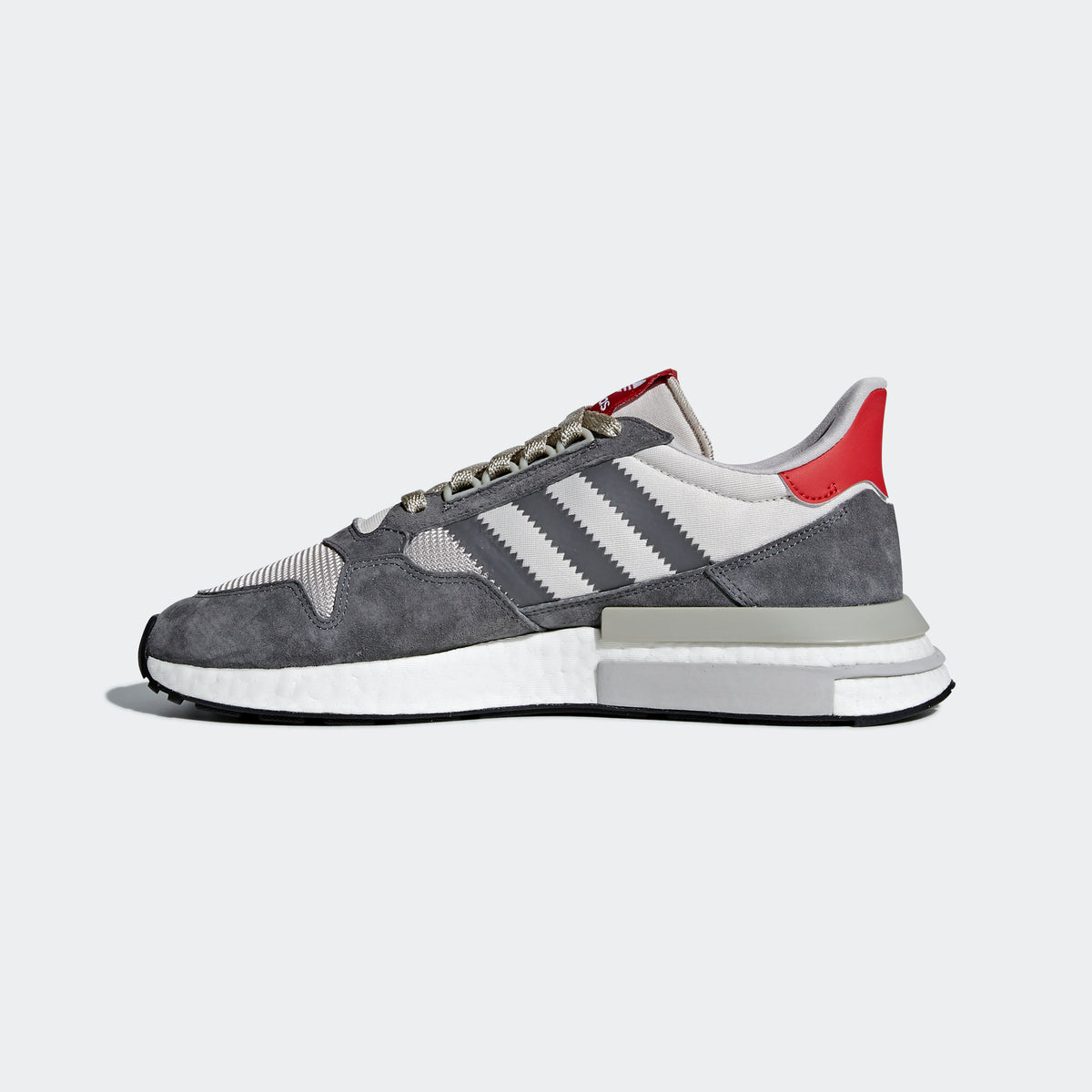Adidas ZX 500 RM Sneakers - Grey Four F17 / Footwear White / Better Scarlet - view 7