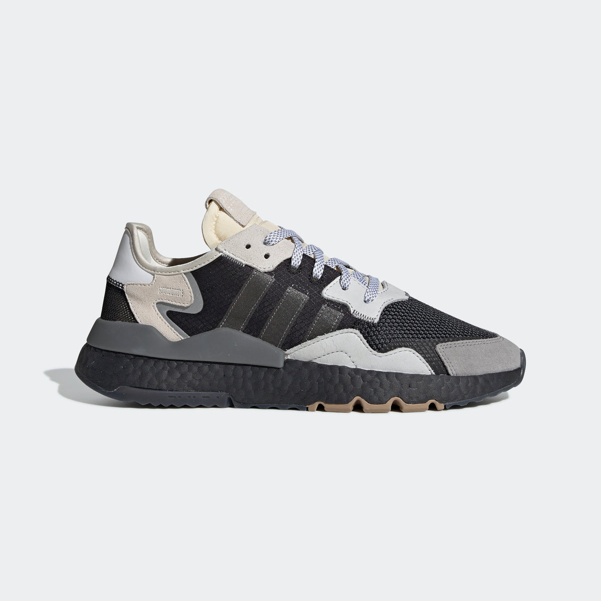 Adidas Nite Jogger Sneakers - Core Black / Carbon / White - view 1
