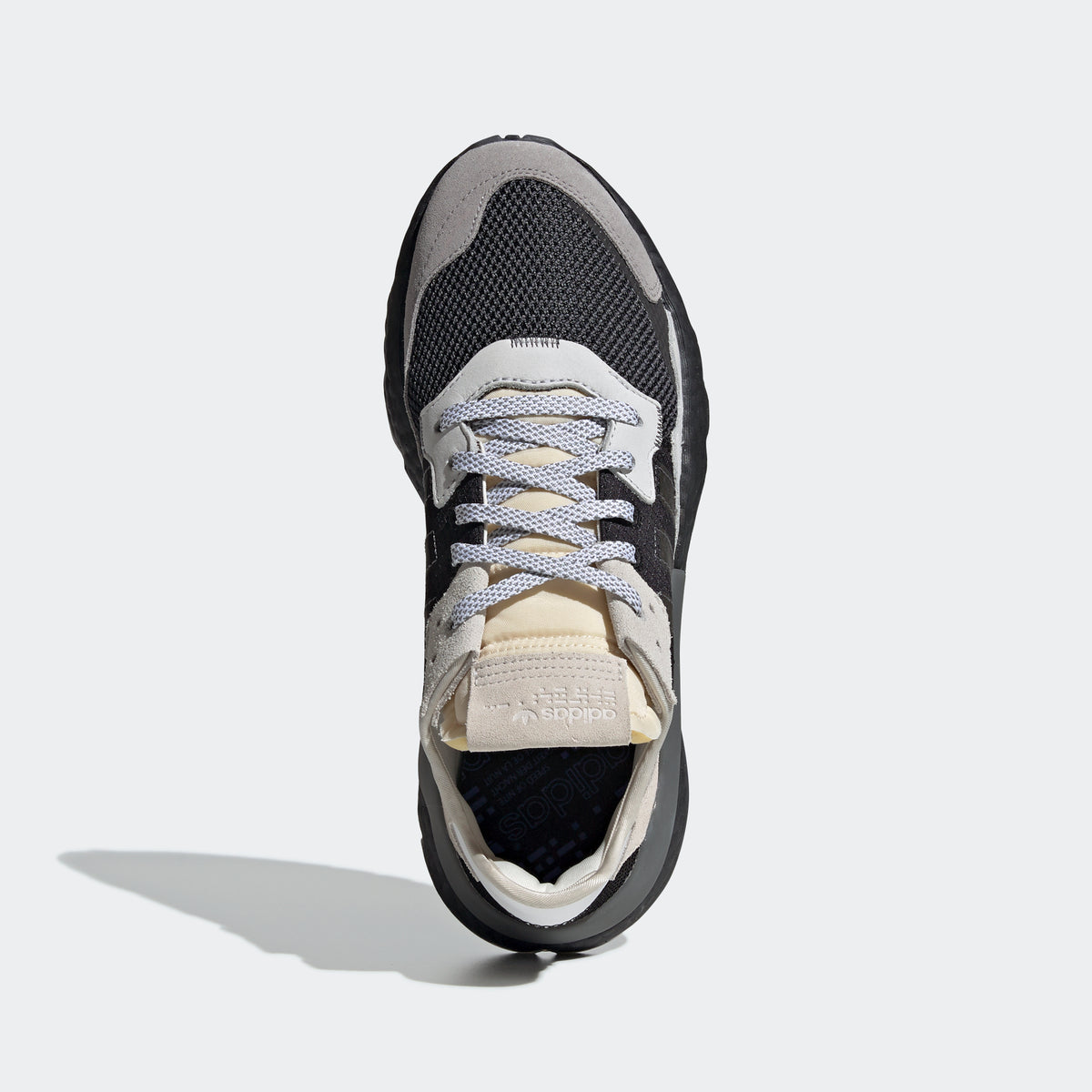 Adidas Nite Jogger Sneakers - Core Black / Carbon / White - view 3