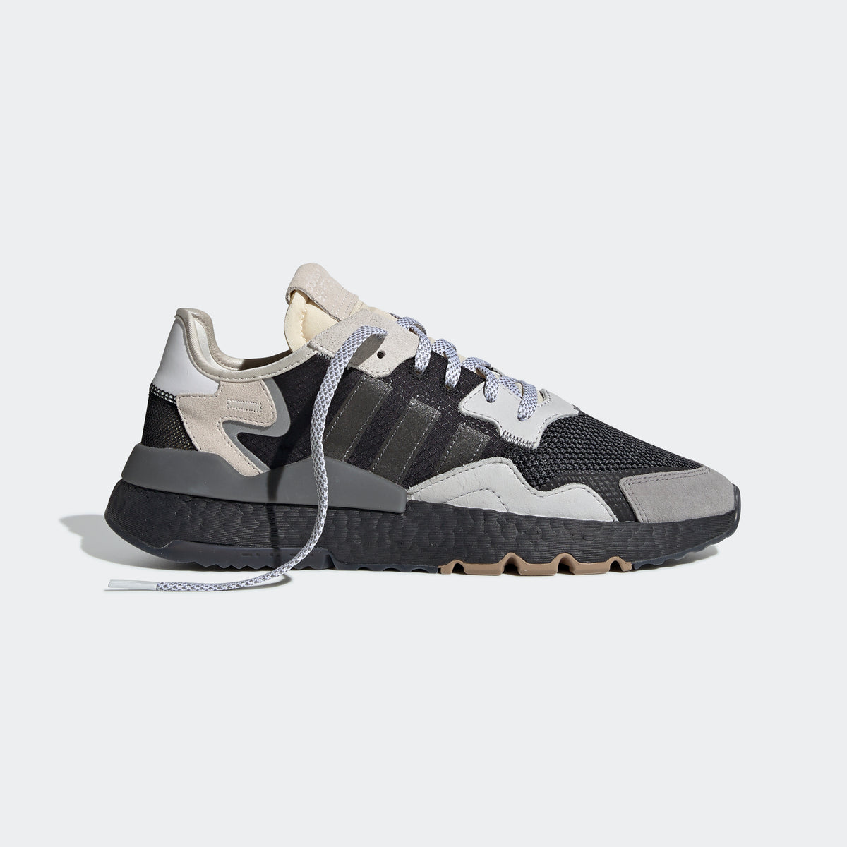 Adidas Nite Jogger Sneakers - Core Black / Carbon / White - view 8