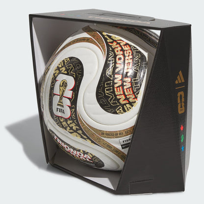 Adidas Trionda Finals Pro Coupe Du Monde De La FIFA 26™ Ball Balls - White / Black / Gold Metallic - view 4