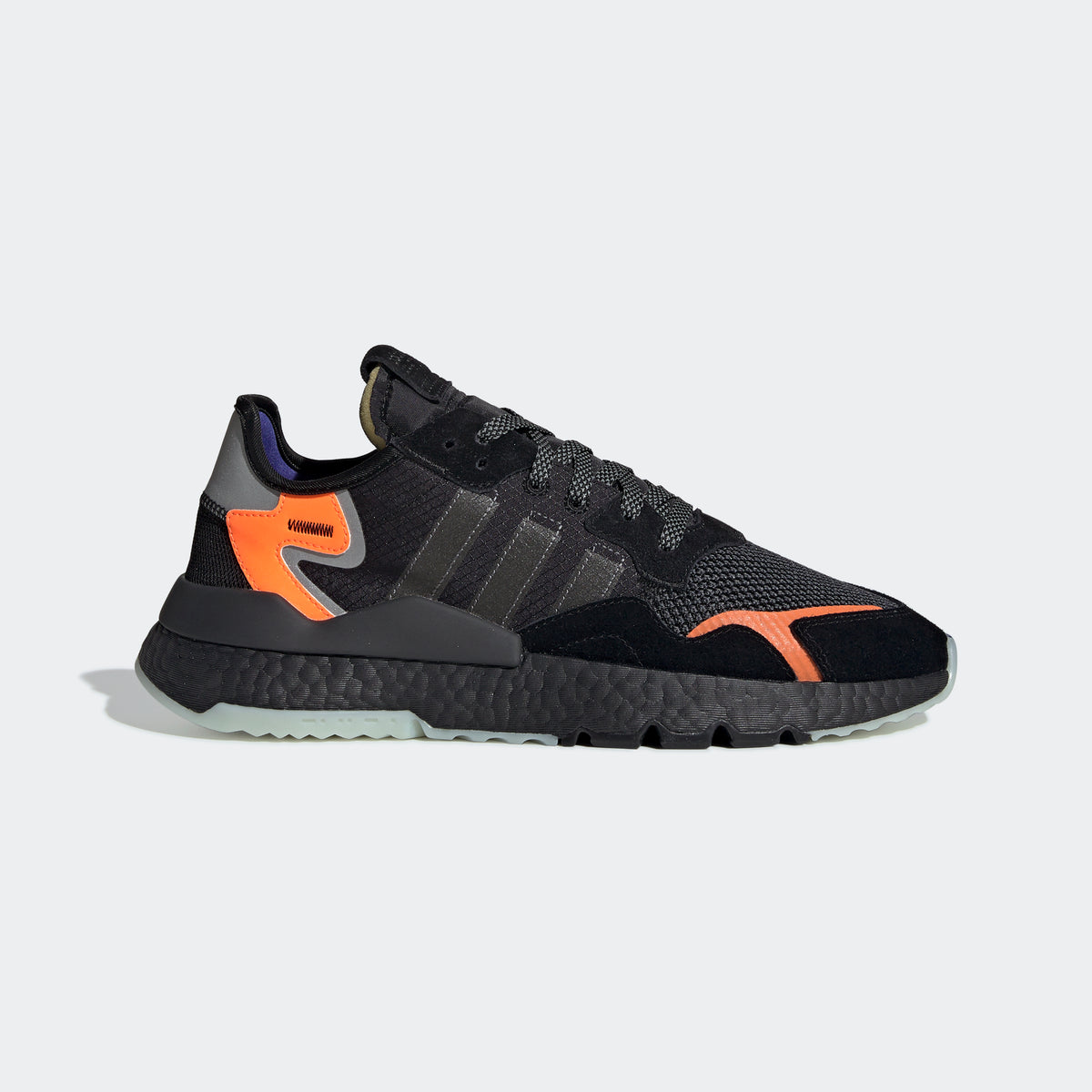 Adidas Nite Jogger Sneakers - Core Black / Carbon / Dark Blue - view 1