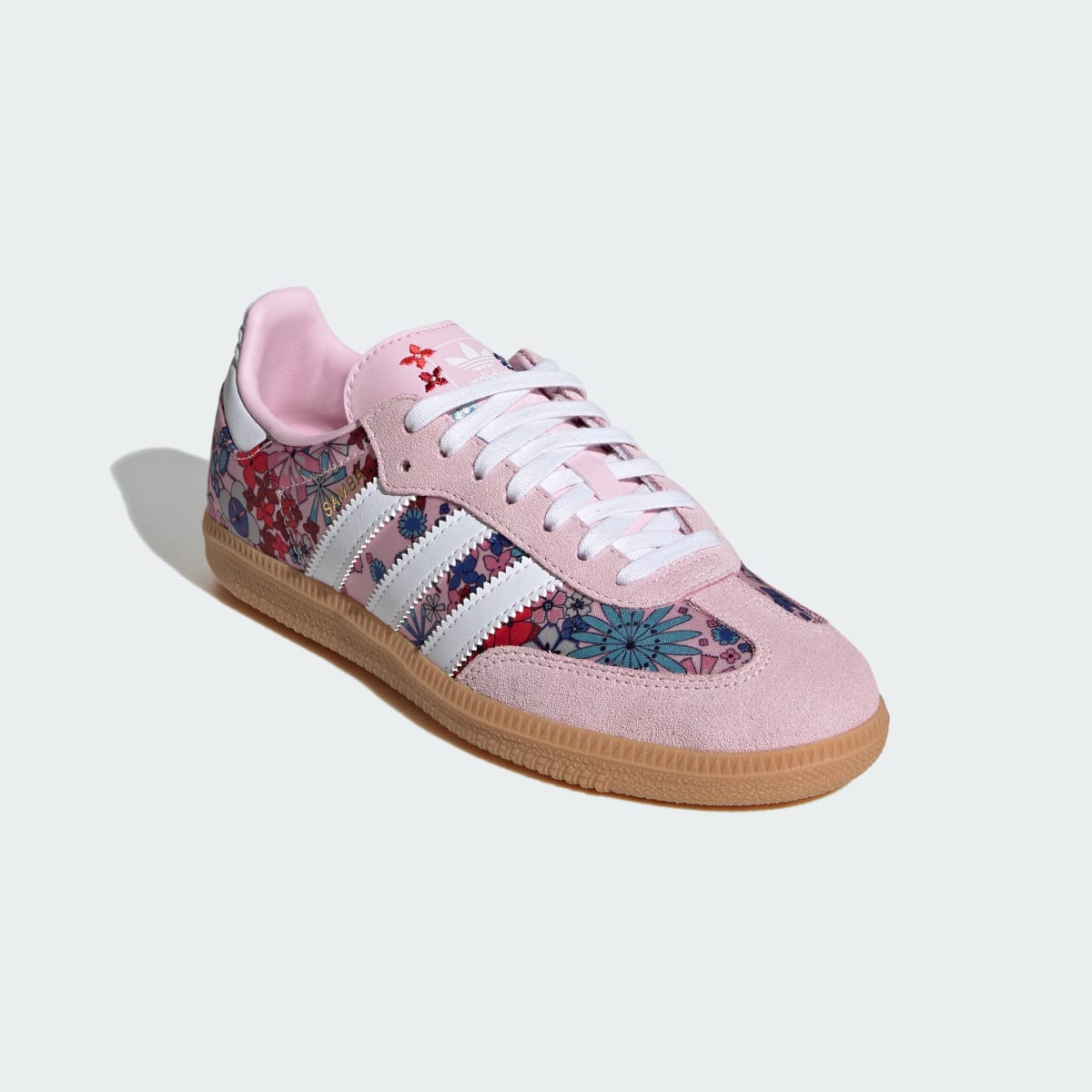 Adidas Adidas Liberty London Samba OG Sneakers - Clear Pink / Cloud White / Gum - view 5