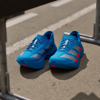 Adidas Adizero Adios PRO 4 Sneakers - Solar Blue / Silver Metallic / Lucid Red - view 5