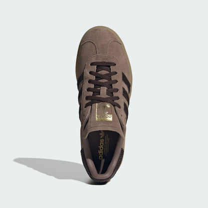 Adidas Gazelle BOLD Sneakers - Earth Strata / Aurora Coffee / Gold Metallic - view 2