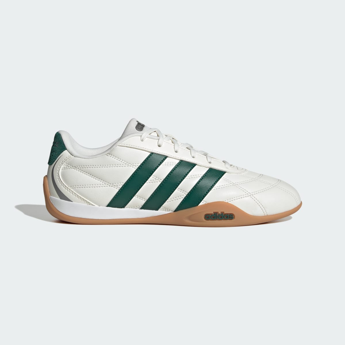 Adidas Groundpulse Sneakers - Core White / Collegiate Green / Gum - view 1
