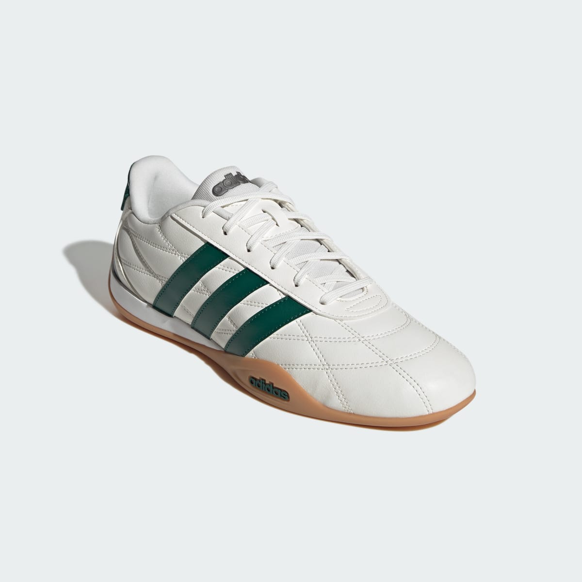 Adidas Groundpulse Sneakers - Core White / Collegiate Green / Gum - view 3