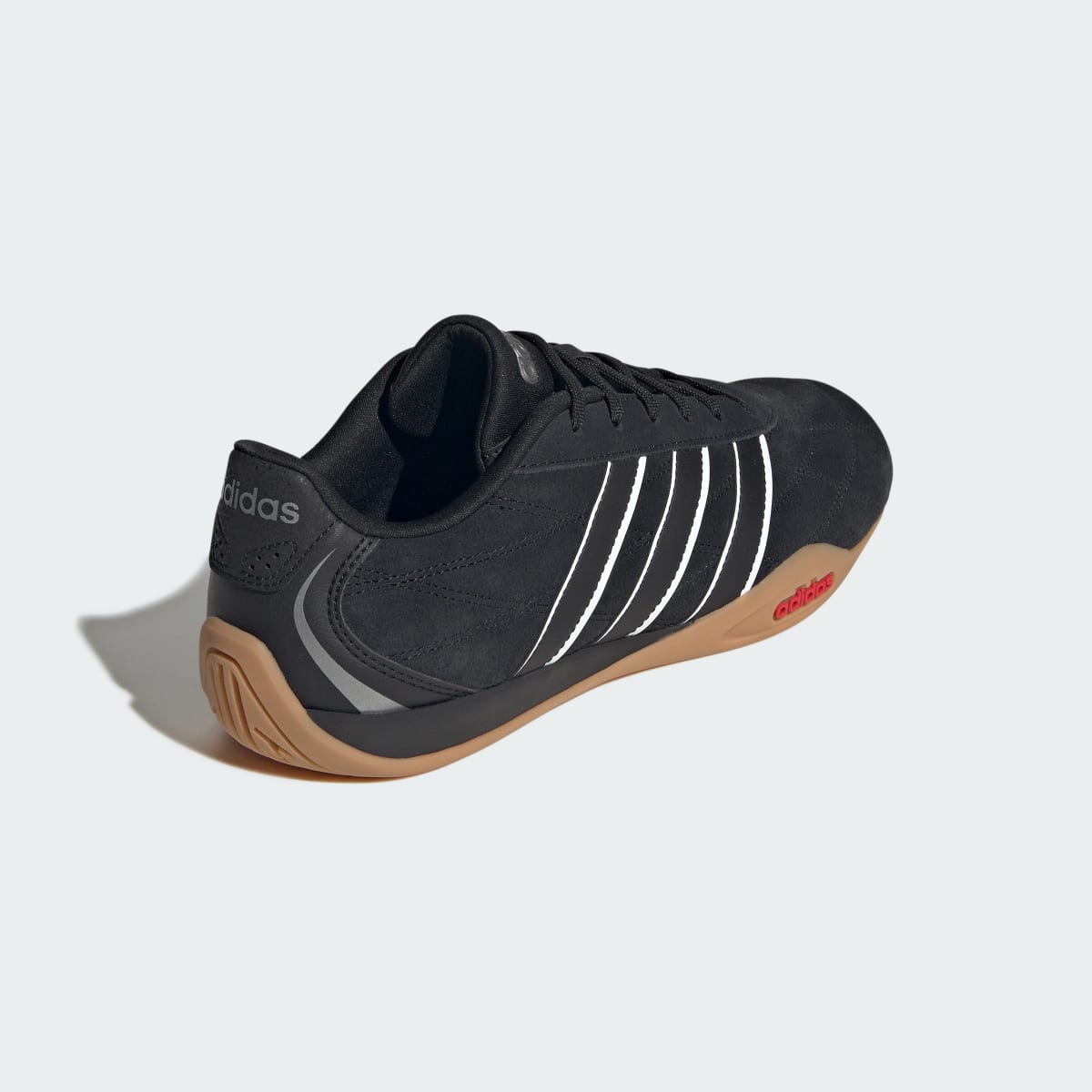 Adidas Groundpulse Sneakers - Core Black / Pure Ruby - view 5