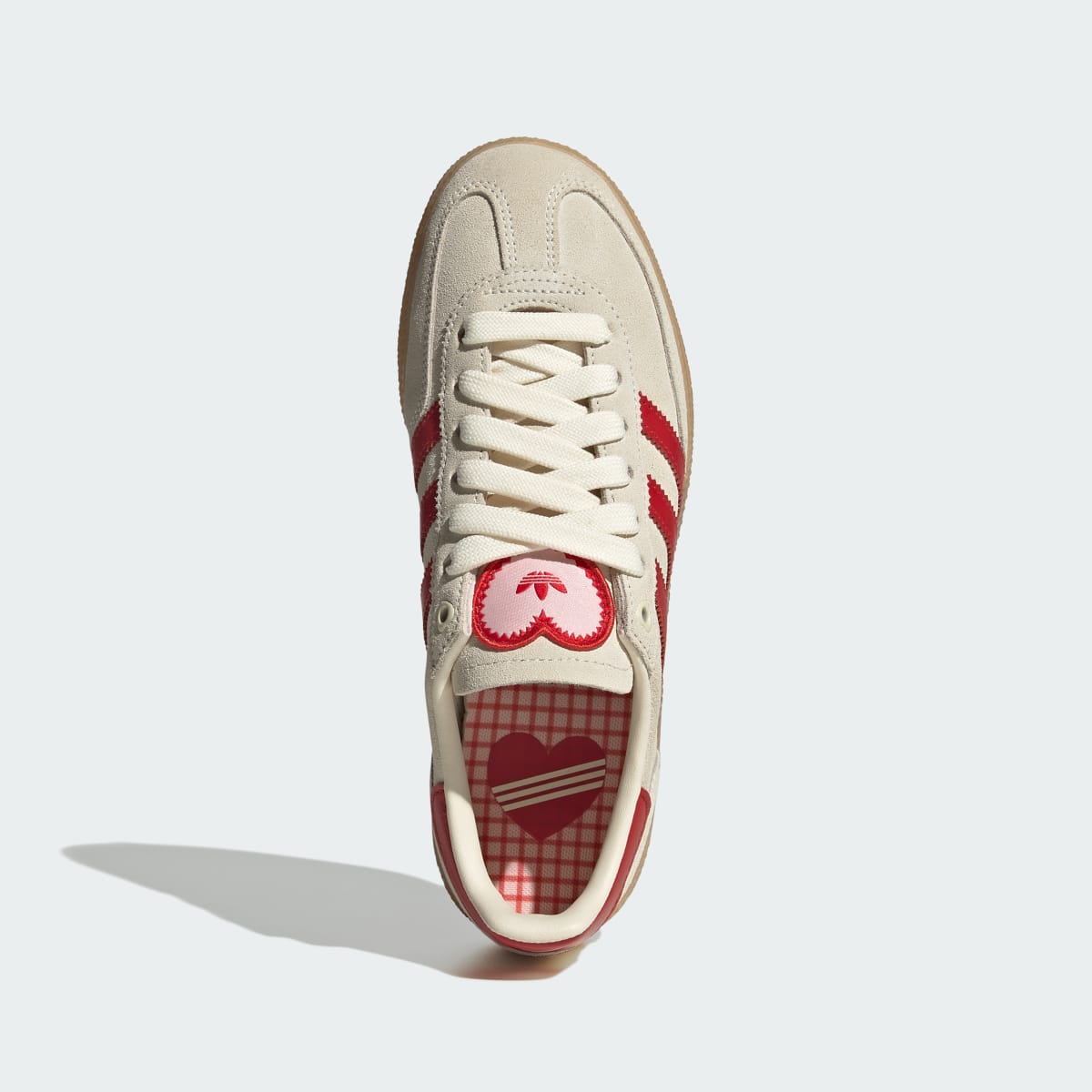 Adidas Handball Spezial Sneakers - Cream White / Better Scarlet / Sandy Pink - view 2