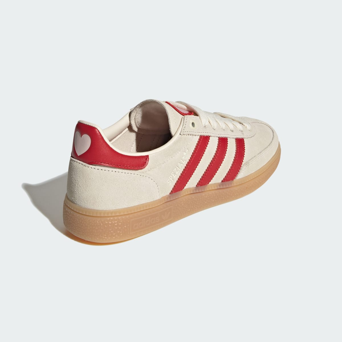Adidas Handball Spezial Sneakers - Cream White / Better Scarlet / Sandy Pink - view 5
