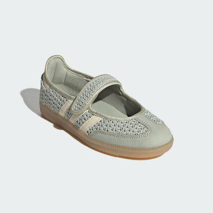 Adidas Samba JANE Sneakers - Halo Green / Warm Vanilla / Gold Metallic - view 4