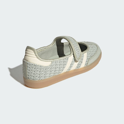 Adidas Samba JANE Sneakers - Halo Green / Warm Vanilla / Gold Metallic - view 5