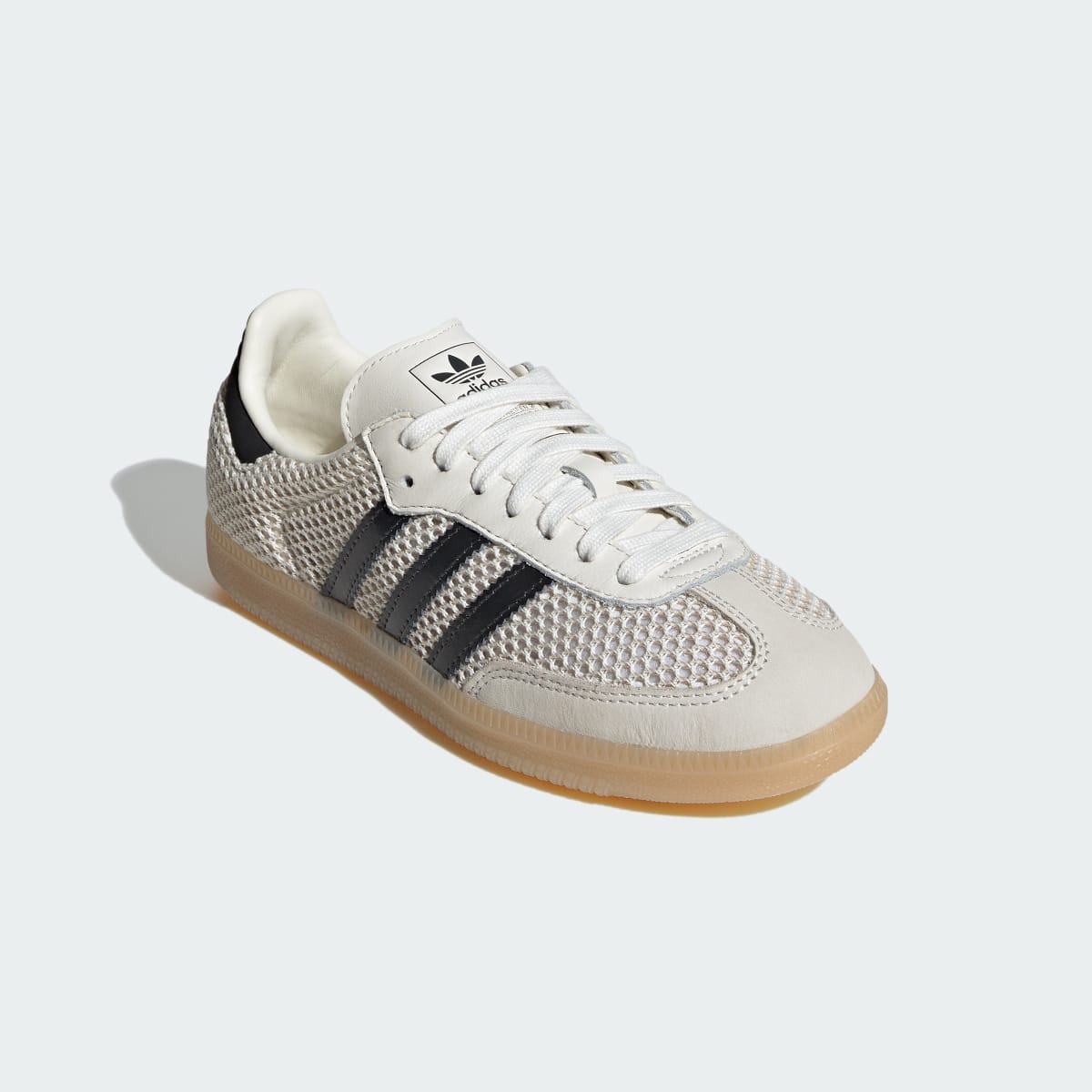 Adidas Samba OG Sneakers - Off White / Carbon / Gold Metallic - view 4