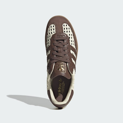 Adidas Samba OG Sneakers - Cream White / Earth Strata / Gold Metallic - view 2