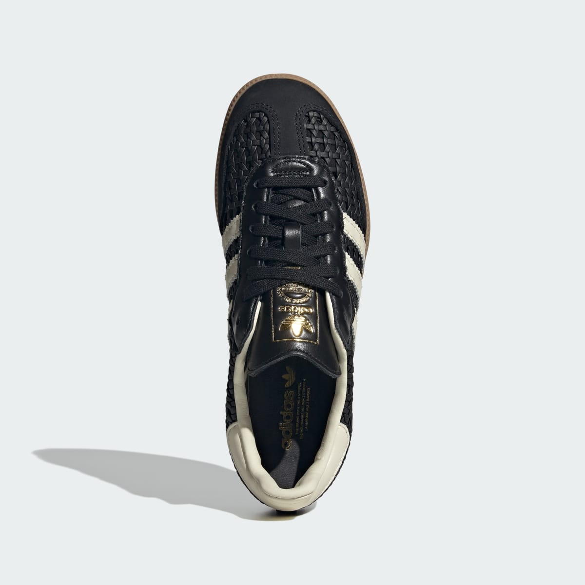Adidas Samba OG Sneakers - Core Black / Cream White / Gold Metallic - view 2