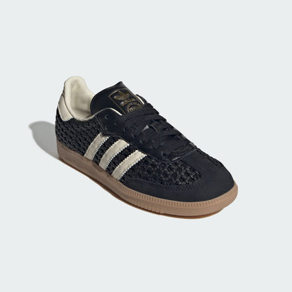 Adidas Samba OG Sneakers - Core Black / Cream White / Gold Metallic - view 4