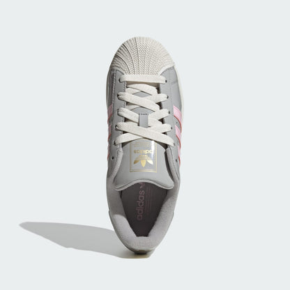 Adidas Superstar Sneakers - Grey Two / Clear Pink / Off White - view 2