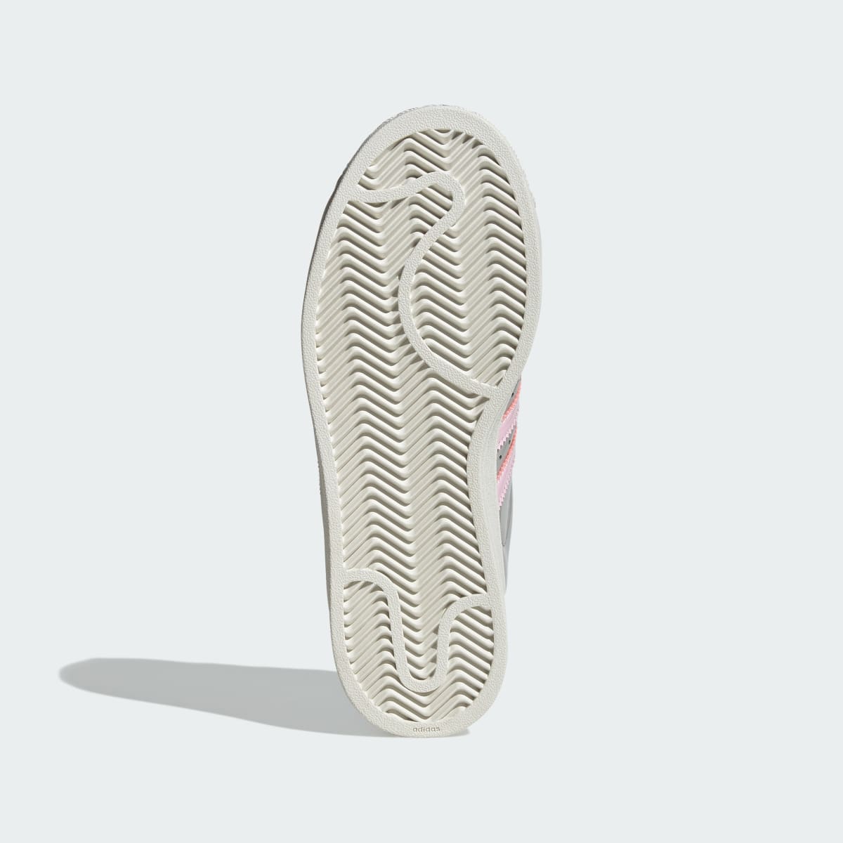 Adidas Superstar Sneakers - Grey Two / Clear Pink / Off White - view 3