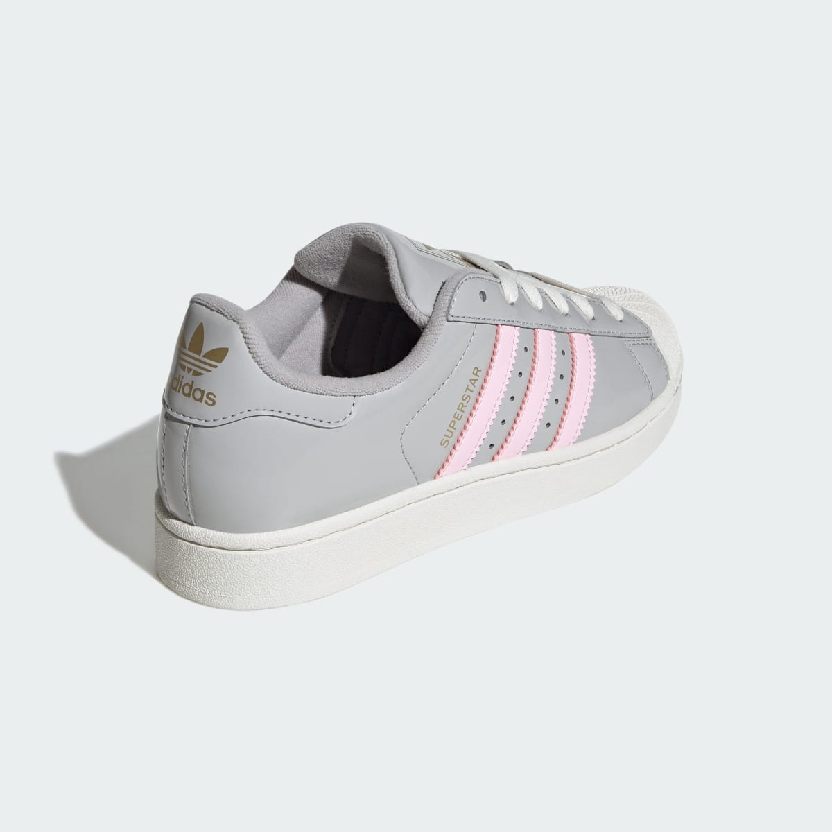 Adidas Superstar Sneakers - Grey Two / Clear Pink / Off White - view 5