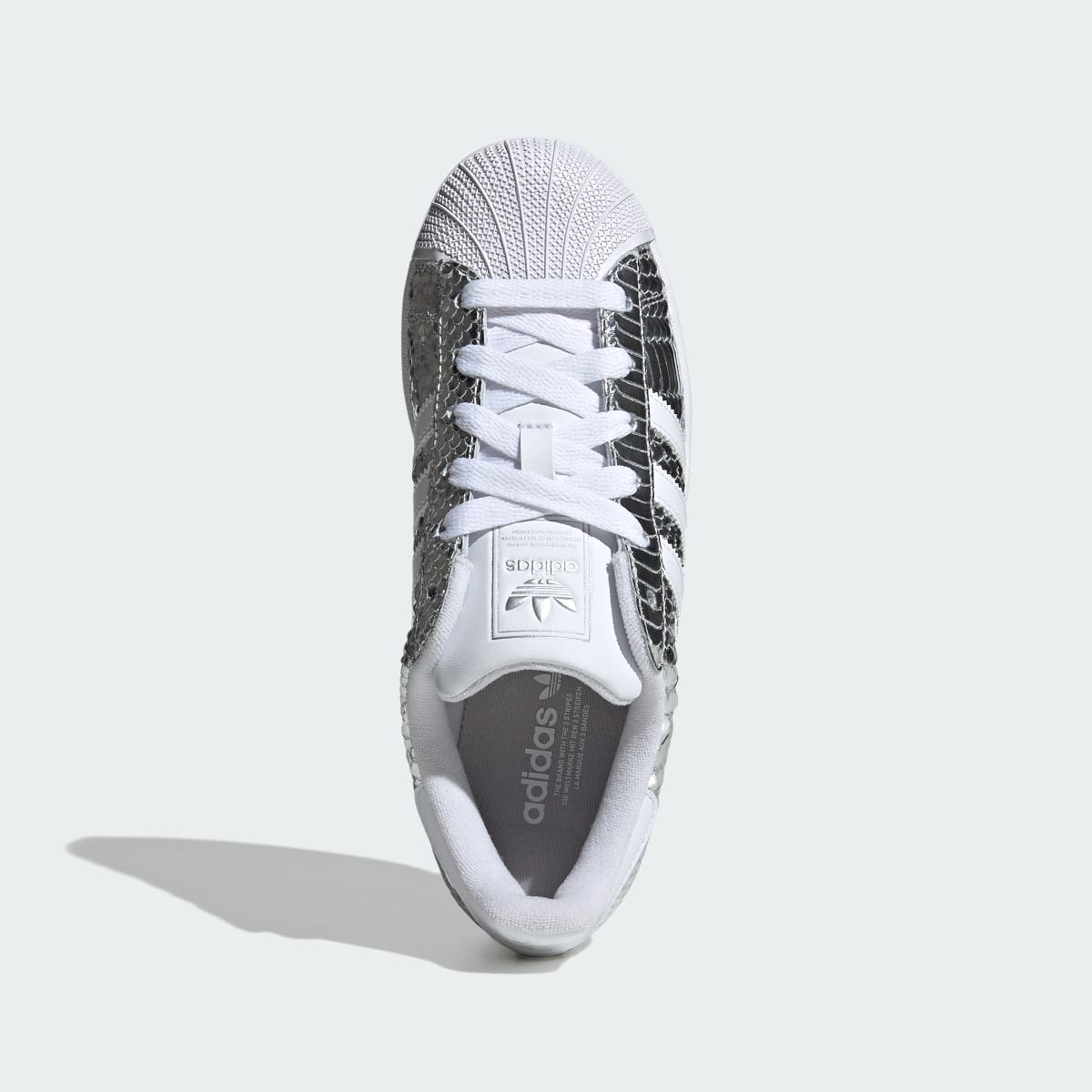 Adidas Superstar II Sneakers - Silver Metallic / Cloud White / Grey Two - view 2