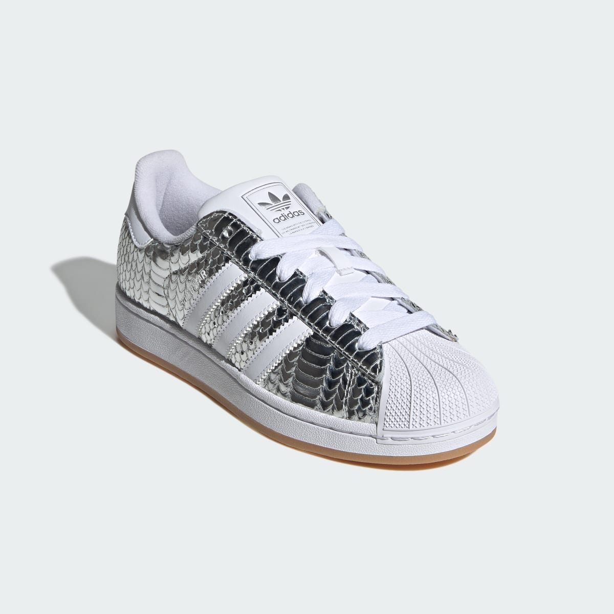 Adidas Superstar II Sneakers - Silver Metallic / Cloud White / Grey Two - view 4