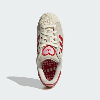 Adidas Superstar II Sneakers - Cream White / Better Scarlet / Sandy Pink - view 2