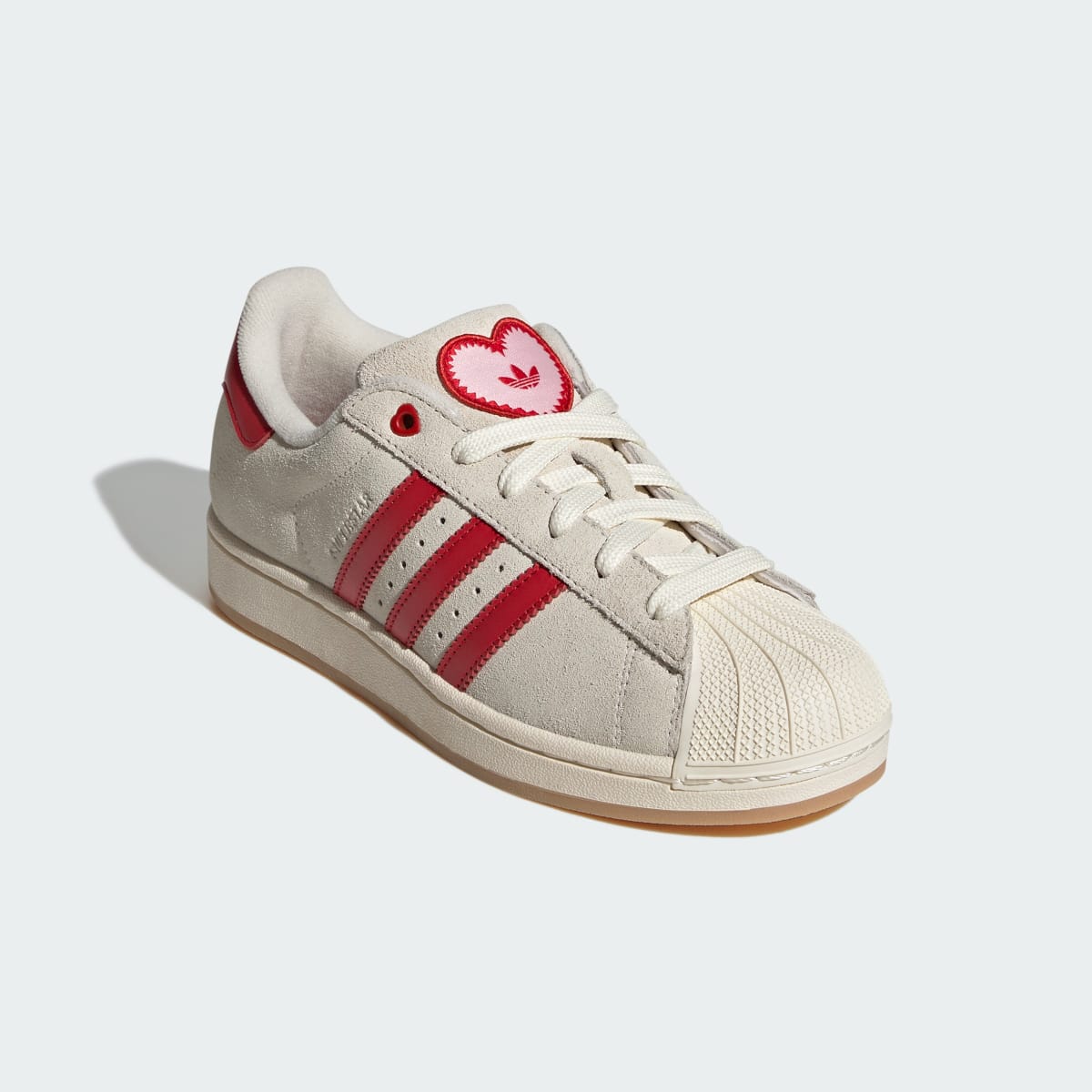 Adidas Superstar II Sneakers - Cream White / Better Scarlet / Sandy Pink - view 4
